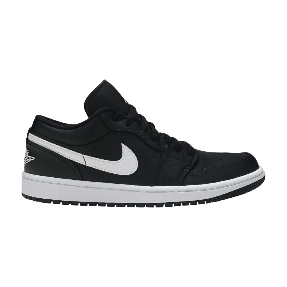 ナイキ 黒色 ブラック 白色 ホワイト エアジョーダン 'BLACK' スニーカー レディース AIR JORDAN WMNS AIR JORDAN 1 LOW / BLACK WHITE