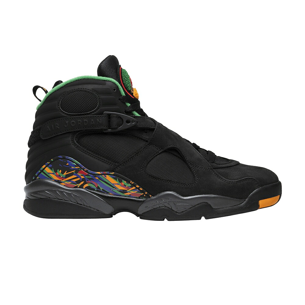 ナイキ 黒いこと 黒いこと 調和 コン吊りひも エアジョーダン \u0027TINKER RAID\u0027 スニーカー メンズ AIR JORDAN AIR JORDAN 8 RETRO - / BLACK LIGHT CONCORD ALOE VERDE