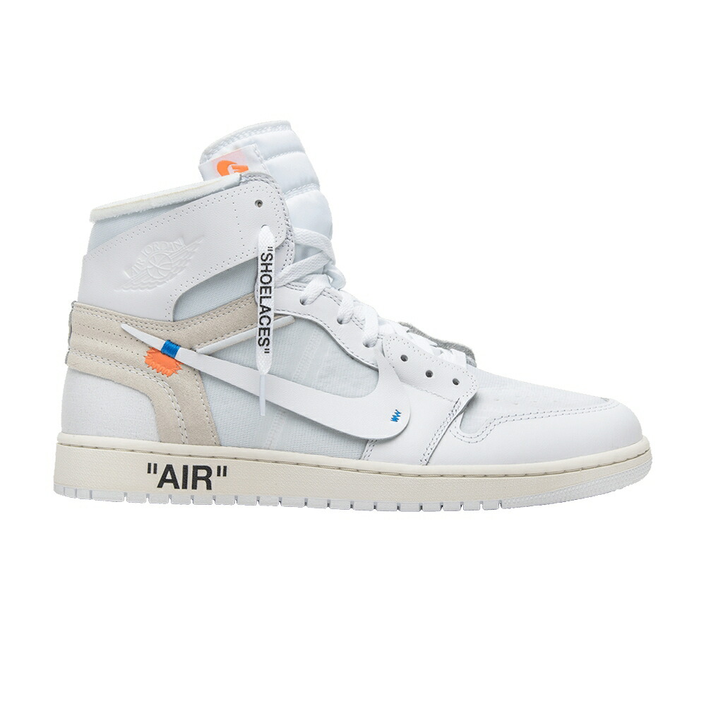 ナイキ オフホワイト ハイ 白色 ホワイト エアジョーダン 'WHITE' スニーカー メンズ AIR JORDAN OFF-WHITE X AIR JORDAN 1 RETRO HIGH OG 2018 / WHITE WHITE