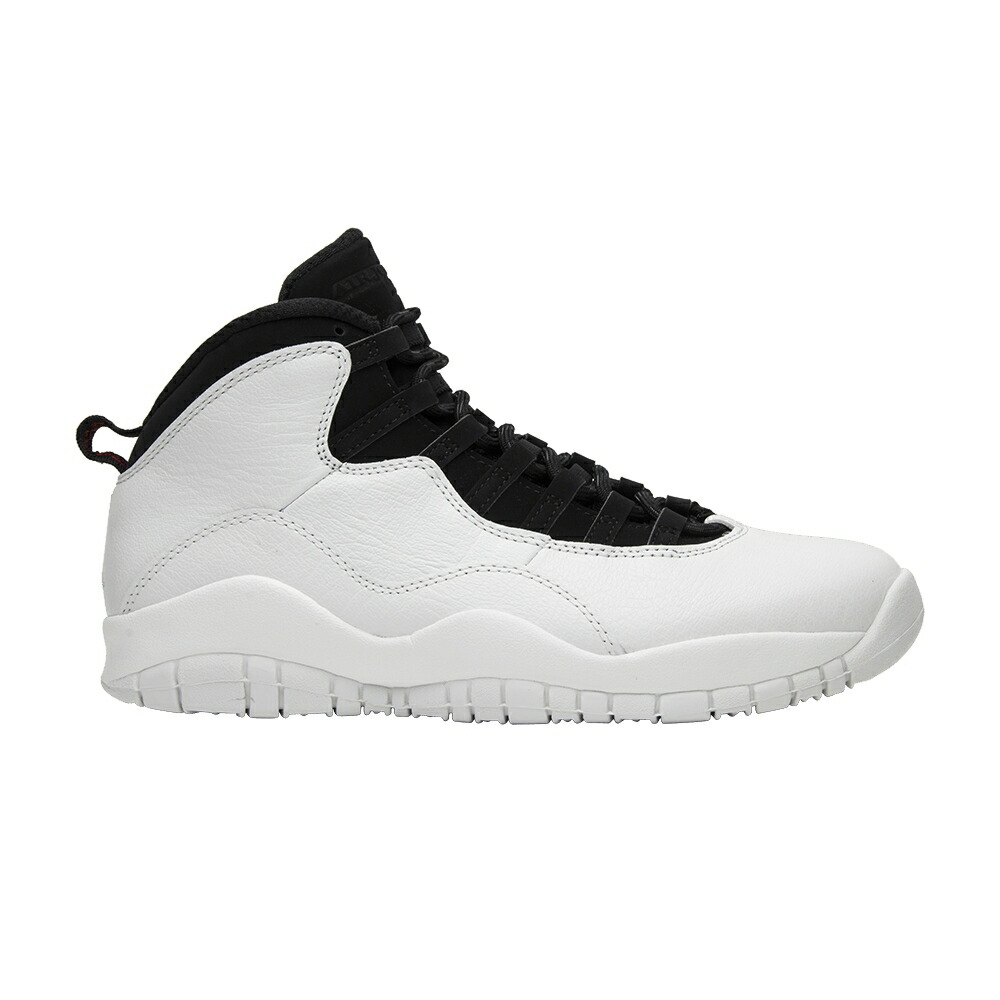 ナイキ 白色 ホワイト 黒色 ブラック エアジョーダン 'I'M BACK' スニーカー メンズ AIR JORDAN AIR JORDAN 10 RETRO / SUMMIT WHITE BLACK UNIVERSITY