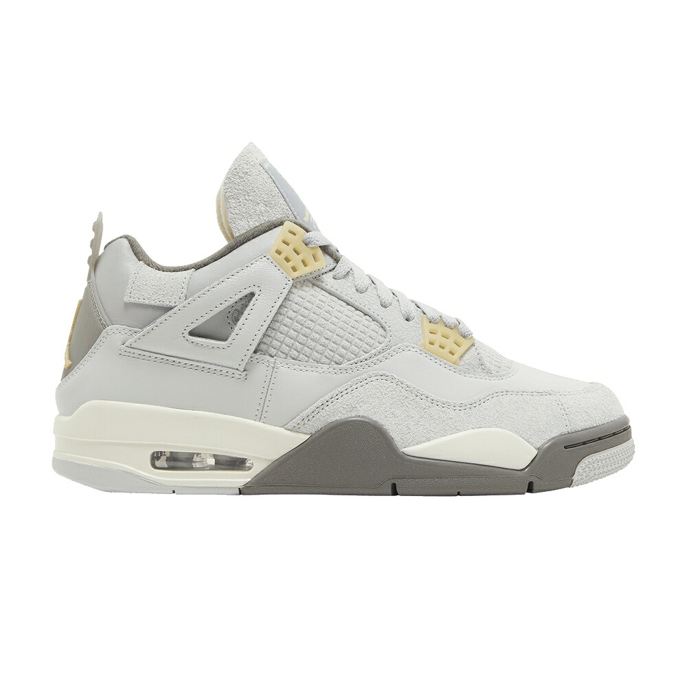 ナイキ エアジョーダン \u0027PHOTON DUST\u0027 スニーカー メンズ AIR JORDAN AIR JORDAN 4 RETRO SE CRAFT / PHOTON DUST PALE VANILLA OFF