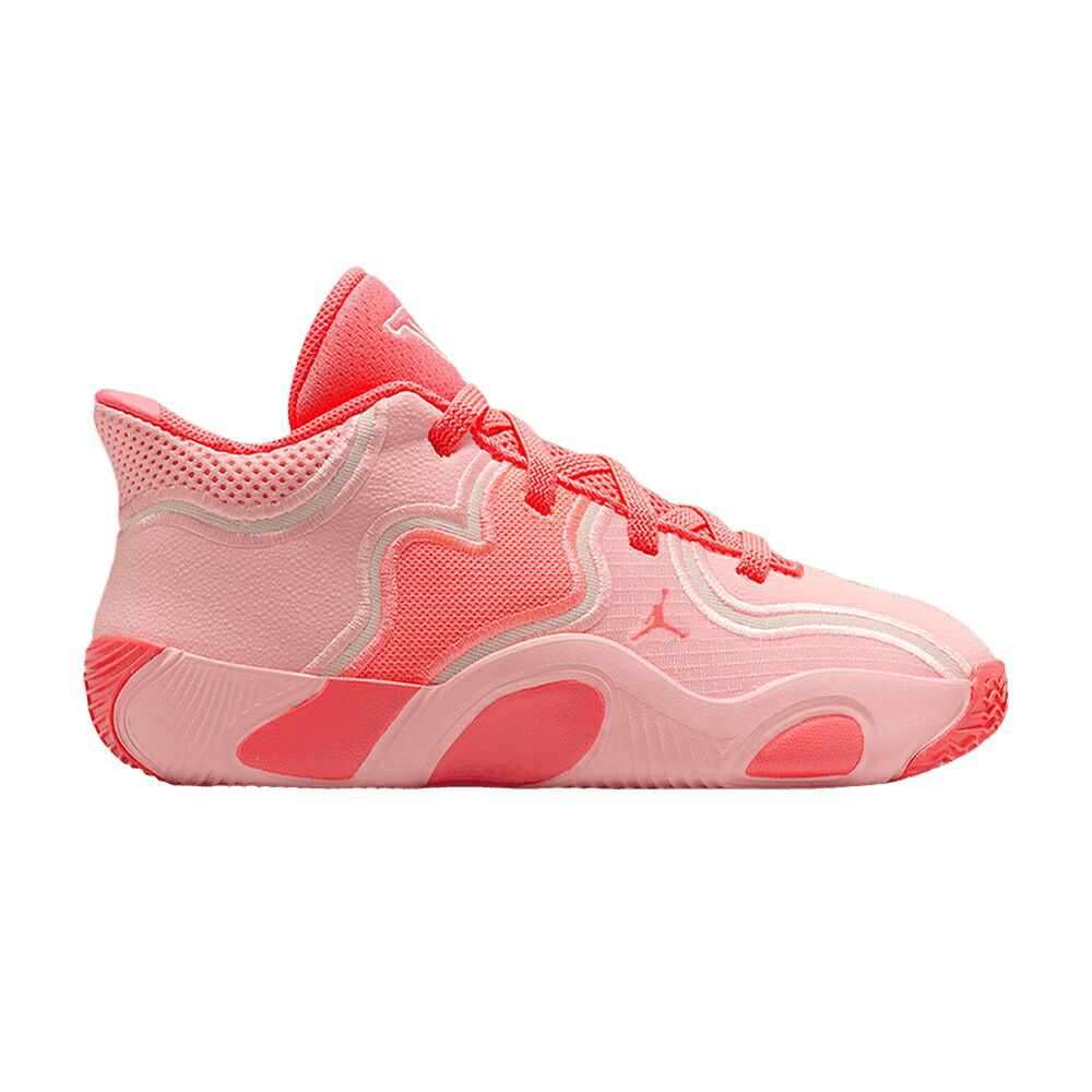 ナイキ ピンク エアジョーダン 'PINK' ジュニア キッズ AIR JORDAN AIR JORDAN TATUM 3 PS / PINK TINT LAVA GLOW HOT PUNCH ベビー マタニティ スニーカー｜スニケス