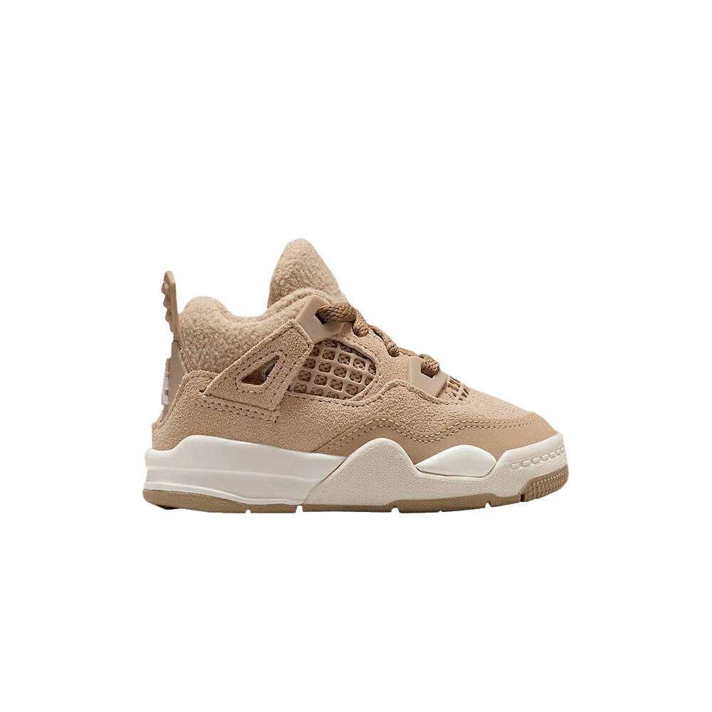ナイキ 赤銅色 赤銅色 エアジョーダン \u0027COZY GIRL\u0027 もの言う花 AIR JORDAN AIR JORDAN 4 RETRO TD / HEMP LIGHT OREWOOD BROWN