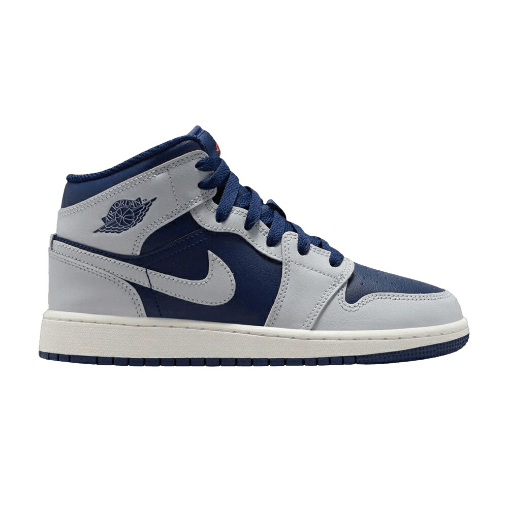 ナイキ ミッド 青色 ブルー 白色 ホワイト エアジョーダン 'BLUE VOID' ジュニア キッズ AIR JORDAN AIR JORDAN 1 MID GS / BLUE VOID SUMMIT WHITE HOT LAVA ベビー マタニティ スニーカー|スニケス