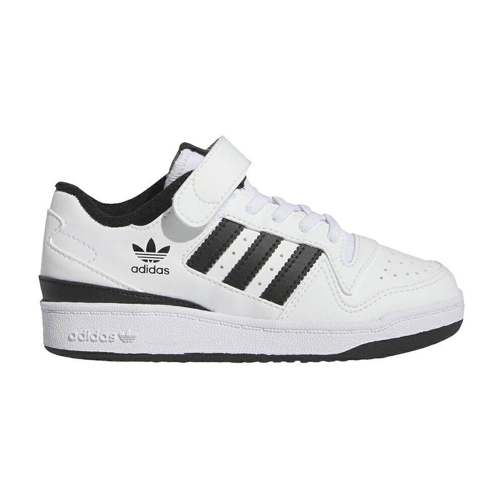 アディダス フォーラム 白色 ホワイト コア 黒色 ブラック 'WHITE BLACK' スニーカー メンズ ADIDAS FORUM LOW J / CLOUD WHITE CORE BLACK CORE｜スニケス