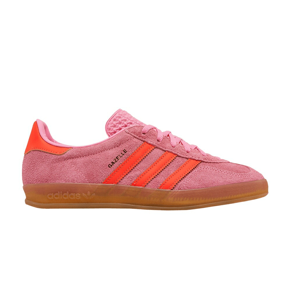 アディダス ガゼル サクラ色 赤 赤いこと \u0027BEAM RED\u0027 スニーカー レディース ADIDAS WMNS GAZELLE INDOOR PINK SOLAR / BEAM PINK SOLAR RED GUM