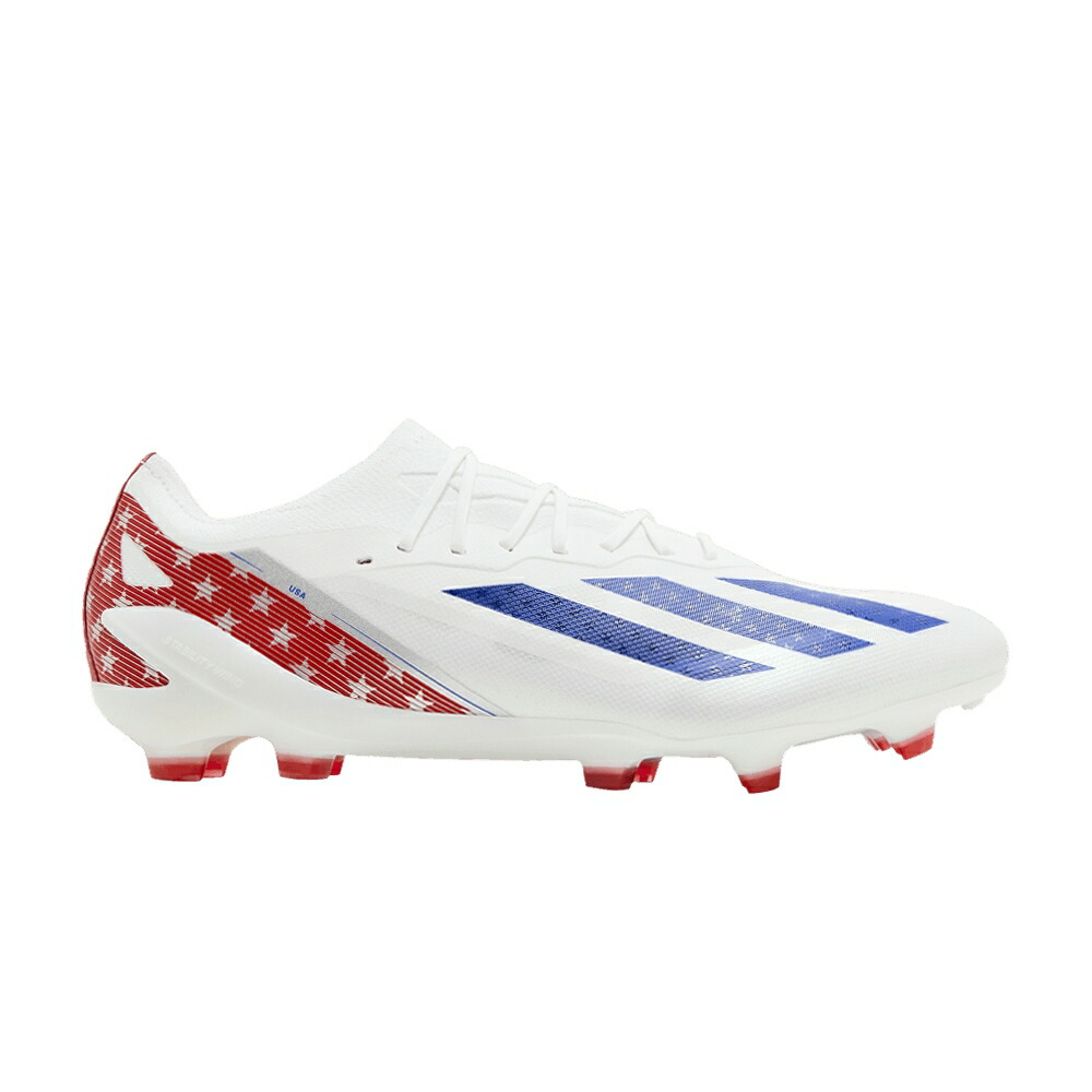 アディダス 白いこと 白いこと 力強さ 青味 青み 赤 赤いこと CRAZYFAST.1 \u0027USA\u0027 スニーカー メンズ ADIDAS X FG / CLOUD WHITE POWER BLUE RED