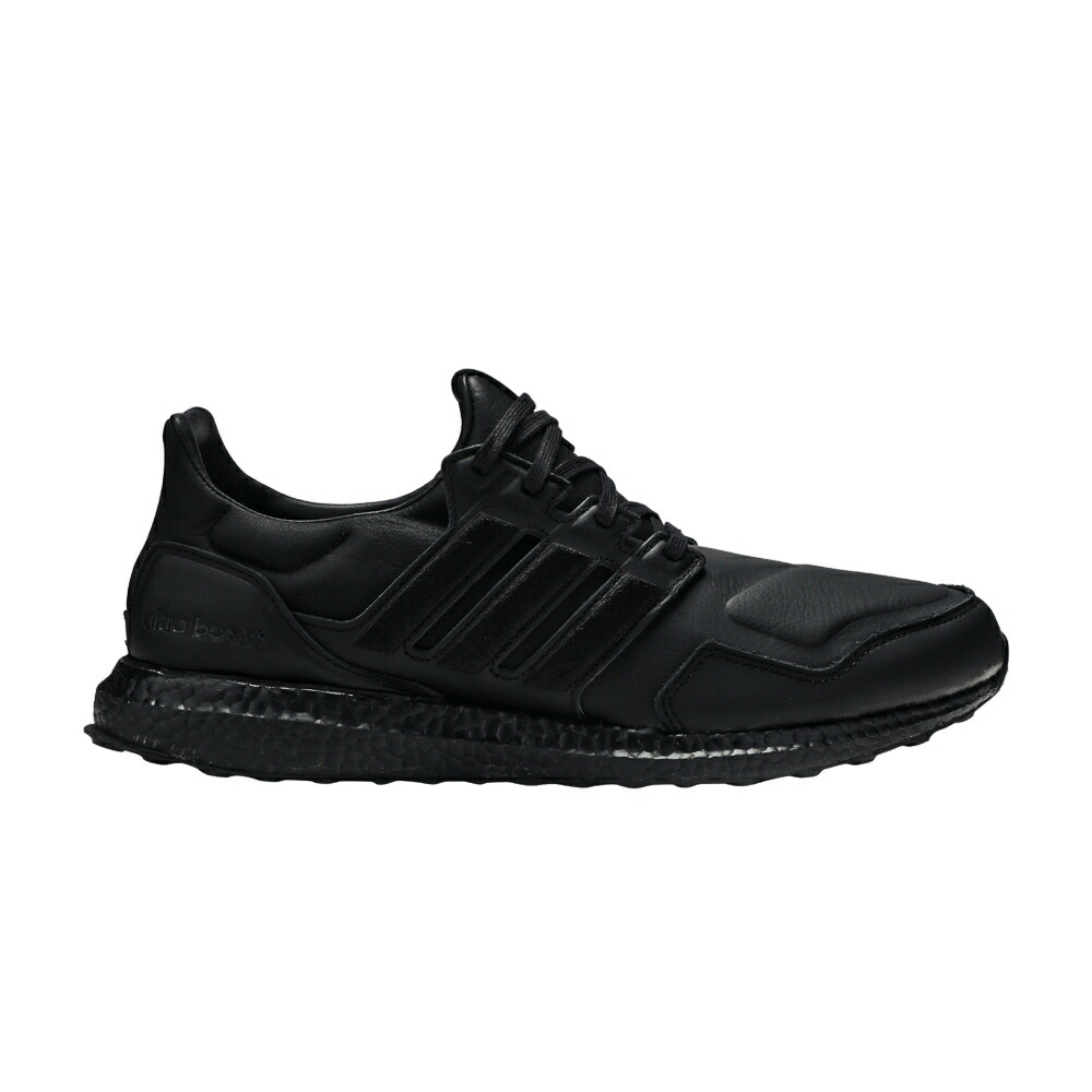 アディダス メンズ レザー コア 黒色 ブラック MEN CORE BLACK スニーカー ADIDAS ULTRABOOST LEATHER / CORE BLACK CORE BLACK CORE BLACK