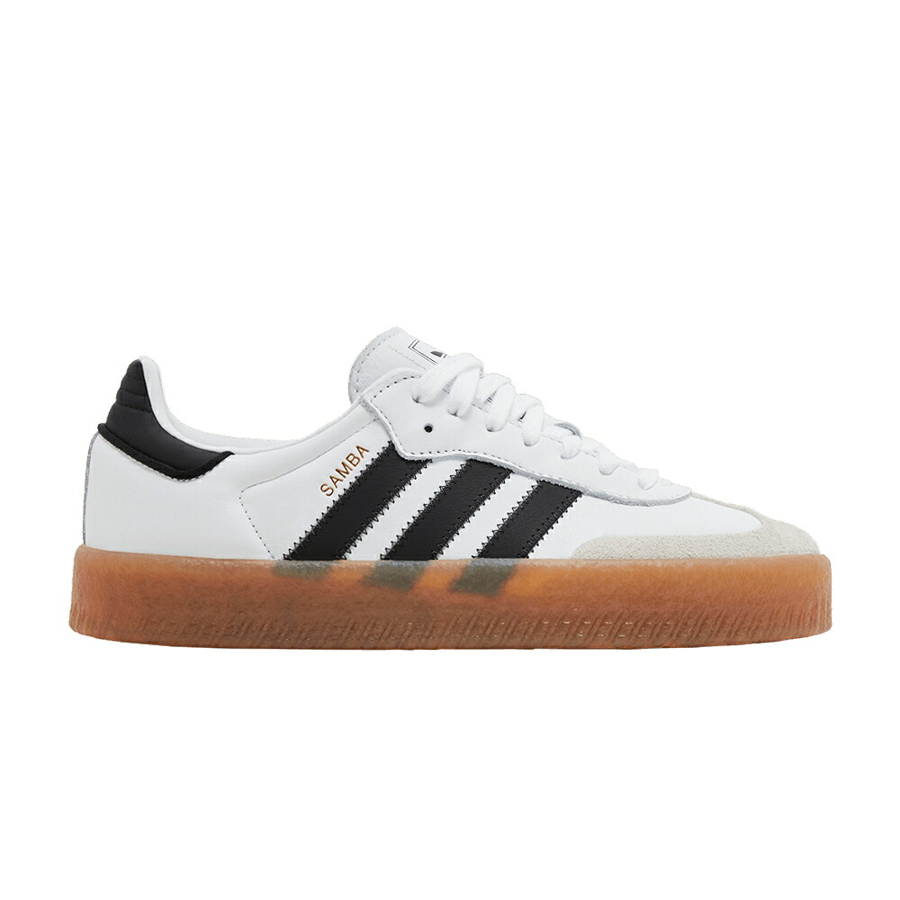 アディダス 黒いこと 黒いこと 白いこと 白いこと 中核グループ ゴールド \u0027WHITE GUM\u0027 スニーカー レディース ADIDAS WMNS SAMBAE BLACK / CLOUD WHITE CORE BLACK GOLD