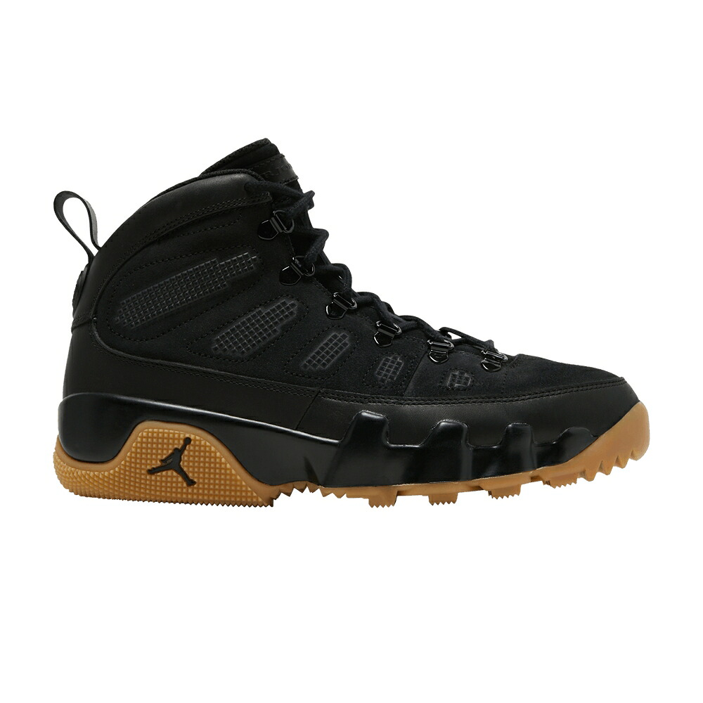 ナイキ ブーツ 黒いこと 黒いこと 赤銅色 赤銅色 エアジョーダン \u0027BLACK GUM\u0027 スニーカー メンズ AIR JORDAN AIR JORDAN 9 RETRO BOOT NRG / BLACK GUM LIGHT BROWN