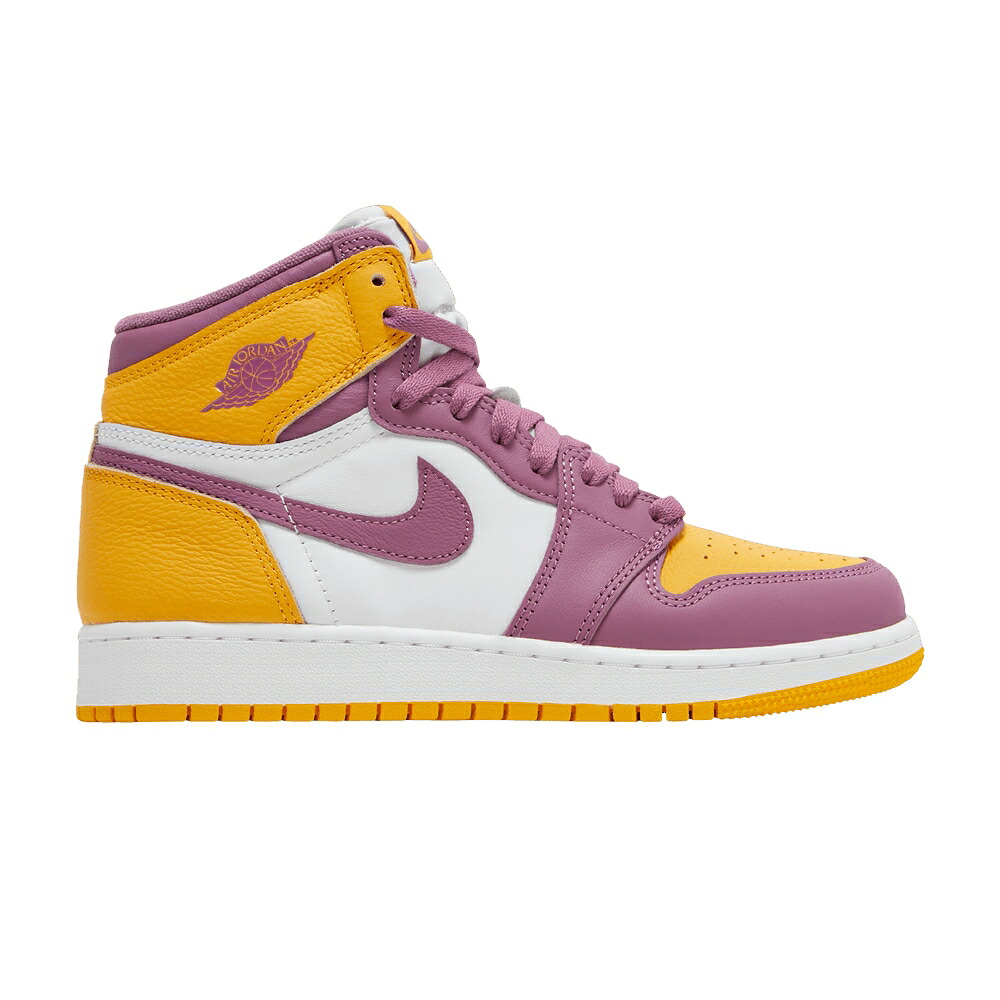 ナイキ ご機嫌 ゴールド エアジョーダン \u0027BROTHERHOOD\u0027 御坊っちゃん キッズ AIR JORDAN AIR JORDAN 1 RETRO HIGH OG GS / UNIVERSITY GOLD LIGHT BORDEAUX もの言う花 マタニティ スニーカー