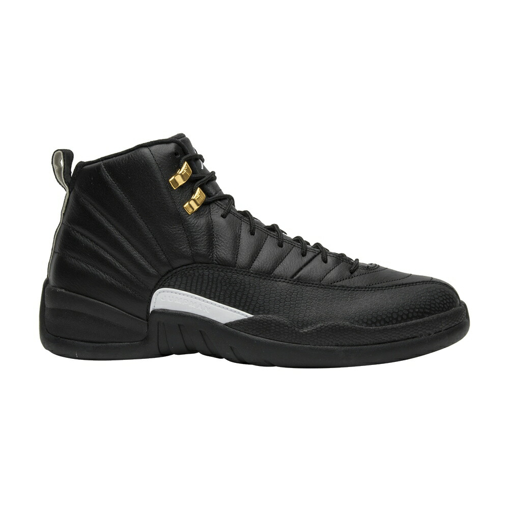 ナイキ 黒色 ブラック 白色 ホワイト ゴールド エアジョーダン THE MASTER スニーカー メンズ AIR JORDAN AIR JORDAN 12 RETRO / BLACK RATTAN WHITE METALLIC GOLD
