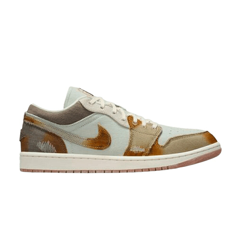 ナイキ エアジョーダン AIL BONE スニーカー メンズ AIR JORDAN AIR JORDAN 1 LOW LIGHT / MULTI COLOR MULTI COLOR SAIL