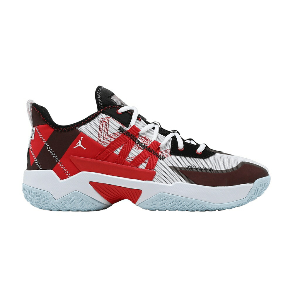 ナイキ 白色 ホワイト 赤 レッド 黒色 ブラック エアジョーダン WHITE RED スニーカー メンズ AIR JORDAN AIR JORDAN ONE TAKE 2 UNIVERSITY / WHITE UNIVERSITY RED BLACK