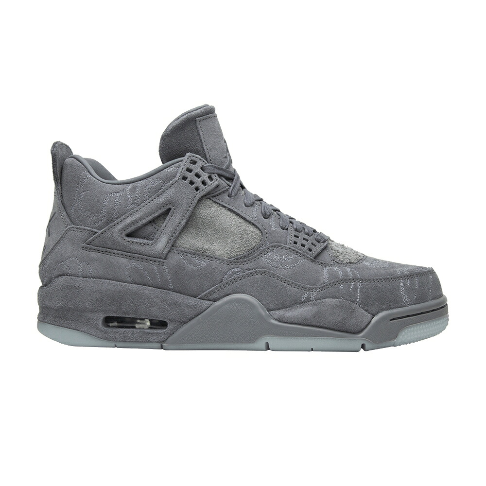 ナイキ 冷やりとした 薄墨色 薄墨色 白いこと 白いこと エアジョーダン \u0027COOL GREY\u0027 スニーカー メンズ AIR JORDAN KAWS X AIR JORDAN 4 RETRO / COOL GREY WHITE