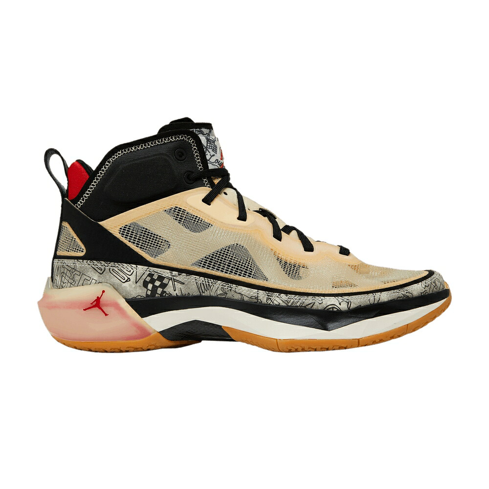 ナイキ 黒いこと 黒いこと 象牙色 エアジョーダン \u0027TATTOO\u0027 スニーカー メンズ AIR JORDAN JAYSON TATUM X AIR JORDAN 37 / PALE VANILLA BLACK PALE IVORY 靴-スニーカー-メンズ靴