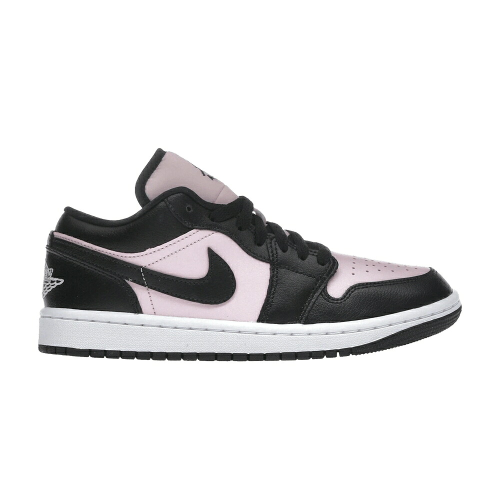 ナイキ サクラ色 白いこと 白いこと 黒いこと 黒いこと エアジョーダン \u0027PINK BLACK\u0027 スニーカー レディース AIR JORDAN WMNS AIR JORDAN 1 LOW SE FOAM / PINK FOAM WHITE BLACK