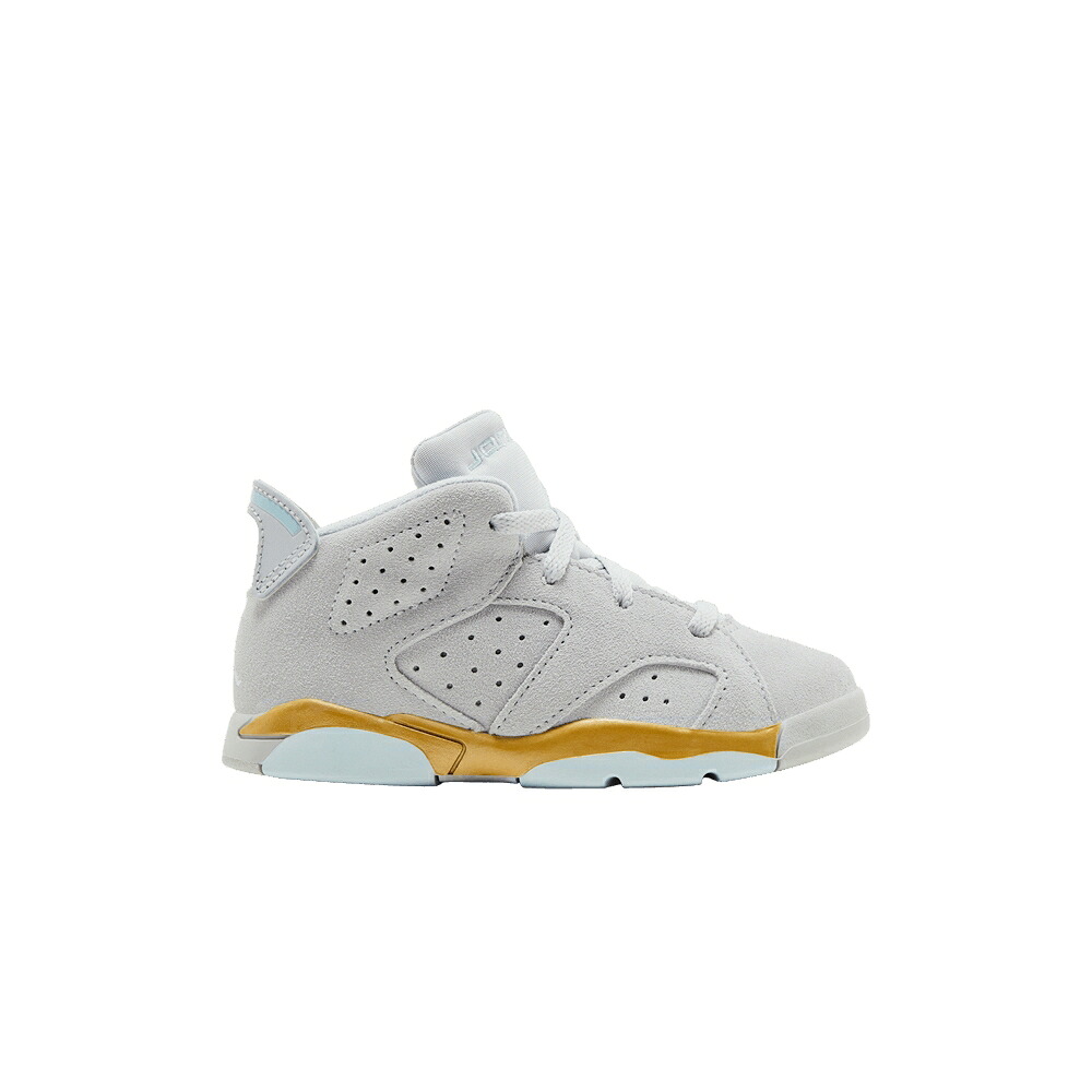 ナイキ ピュア プラチナム 青色 ブルー エアジョーダン 'PEARL' ベビー AIR JORDAN AIR JORDAN 6 RETRO CRAFT TD / PURE PLATINUM GLACIER BLUE｜スニケス