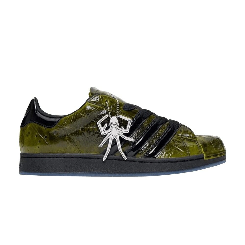 アディダス はやりっ児 黄味がかった 黄色 黒いこと 黒いこと \u0027YELLOW BLACK\u0027 スニーカー メンズ ADIDAS SP5DER X SUPERSTAR / YELLOW BLACK BLACK