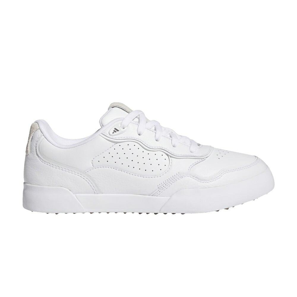 アディダス ゴルフ 薄墨色 薄墨色 白いこと 白いこと \u0027WHITE GUM\u0027 スニーカー レディース ADIDAS WMNS RETROCROSS 25 SPIKELESS GOLF GREY / CLOUD WHITE GREY SIX GUM