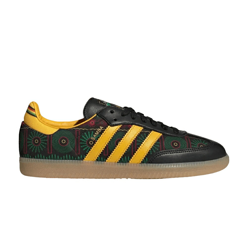 アディダス サンバ 黄味がかった 黄色 黒いこと 黒いこと \u0027BLACK GUM\u0027 スニーカー メンズ ADIDAS BOB MARLEY X SAMBA YELLOW / BLACK YELLOW GUM