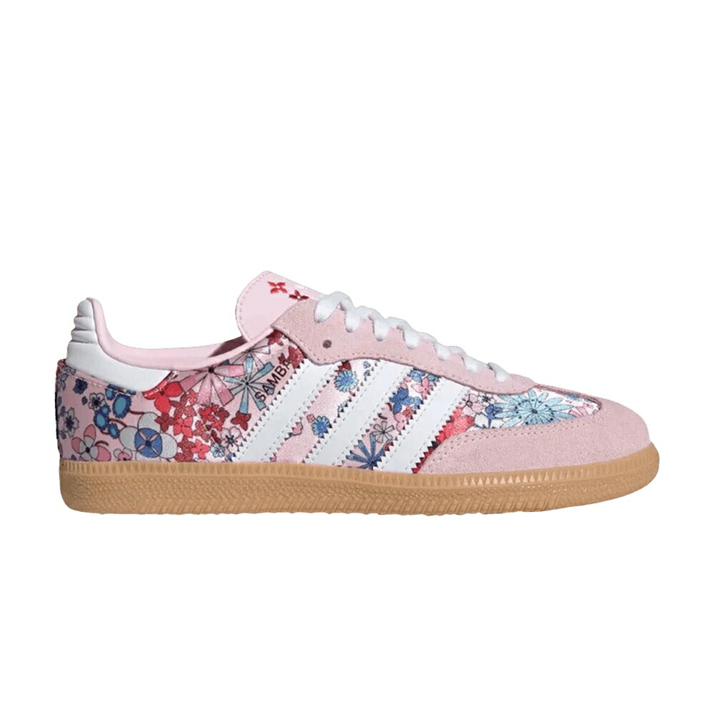 アディダス サンバ サクラ色 白いこと 白いこと \u0027CLEAR FLORAL\u0027 スニーカー メンズ ADIDAS LIBERTY LONDON X SAMBA OG J PINK / CLEAR PINK WHITE GUM 3