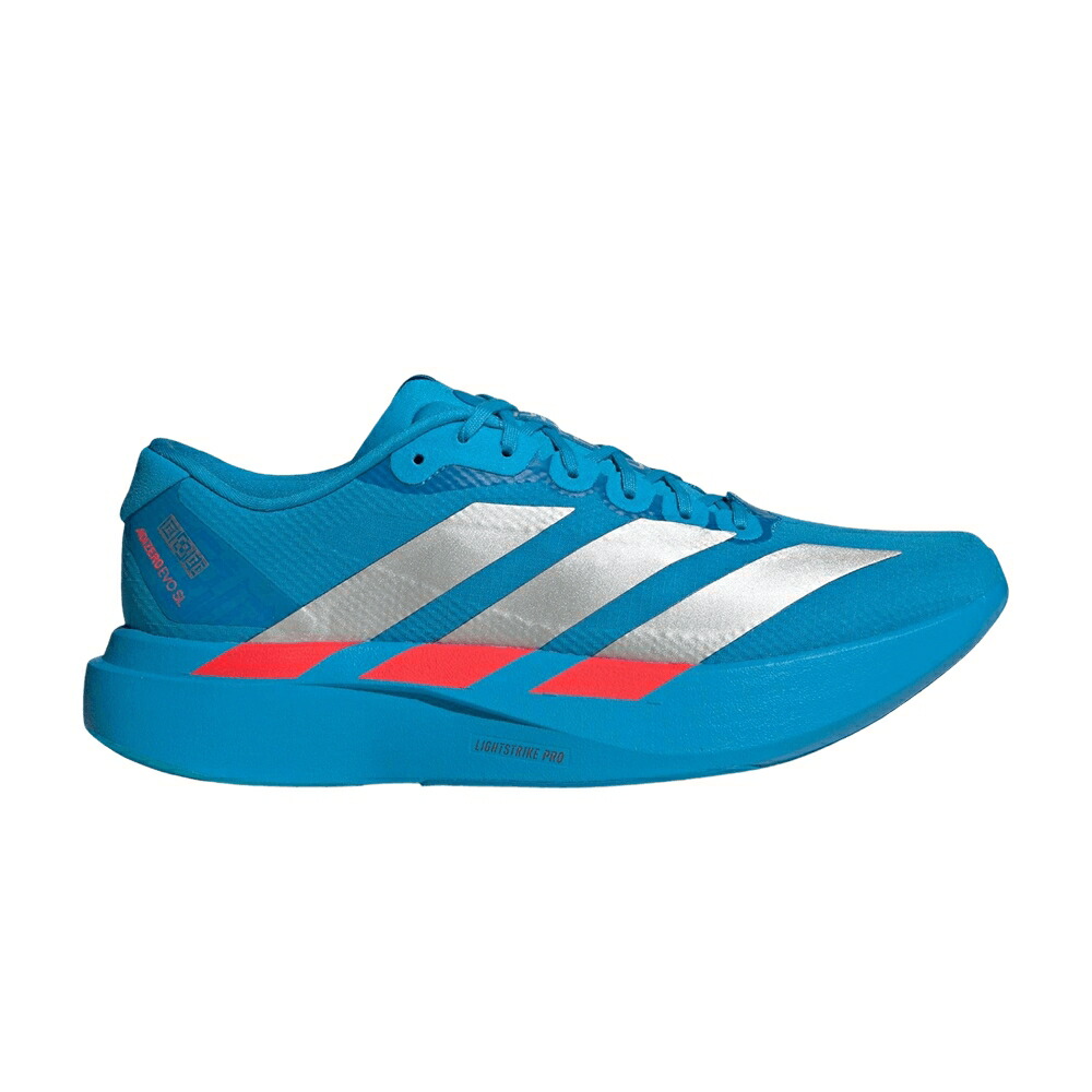 アディダス アディゼロ 青色 ブルー 銀色 シルバー 'SOLAR BLUE' スニーカー メンズ ADIDAS ADIZERO EVO SL / SOLAR BLUE SILVER METALLIC LUCID