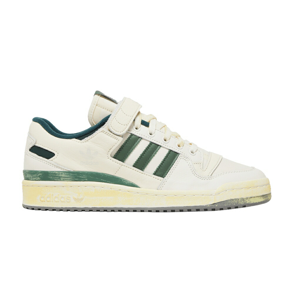 アディダス フォーラム 緑 グリーン 白色 ホワイト VINTAGE OXIDE スニーカー メンズ ADIDAS FORUM 84 LOW AEC PACK - GREEN / CLOUD WHITE GREEN OXIDE CLOUD