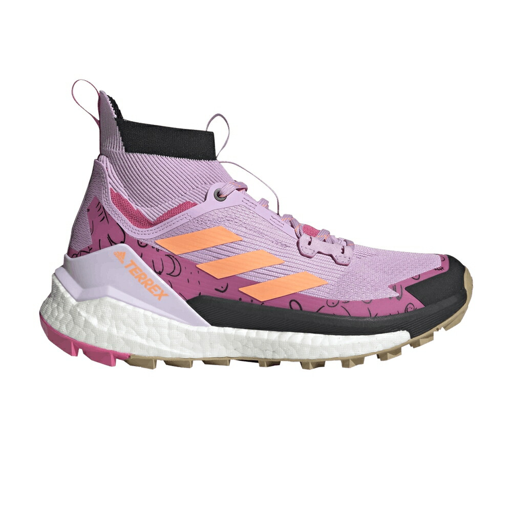 アディダス フリー 橙 オレンジ BREAST AWARENESS スニーカー レディース ADIDAS WMNS TERREX FREE HIKER 2 CANCER / BLISS LILAC BEAM ORANGE PULSE