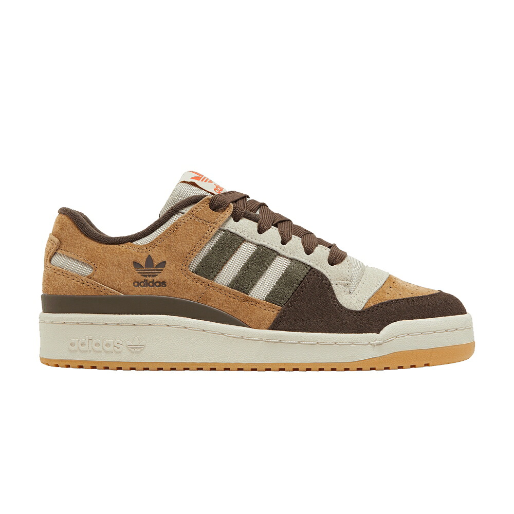 アディダス 討論会 赤銅色 赤銅色 \u0027BRANCH BROWN\u0027 スニーカー メンズ ADIDAS FORUM LOW 84 / ALUMINIUM BRANCH BROWN