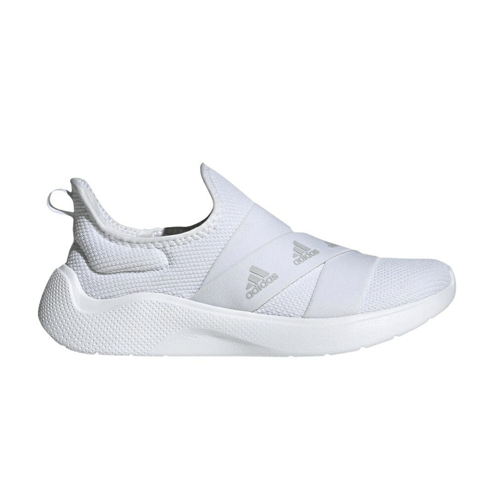 アディダス アダプト 白色 ホワイト 灰色 グレー WHITE GREY スニーカー レディース ADIDAS WMNS PUREMOTION ADAPT / CLOUD WHITE GREY TWO CLOUD WHITE
