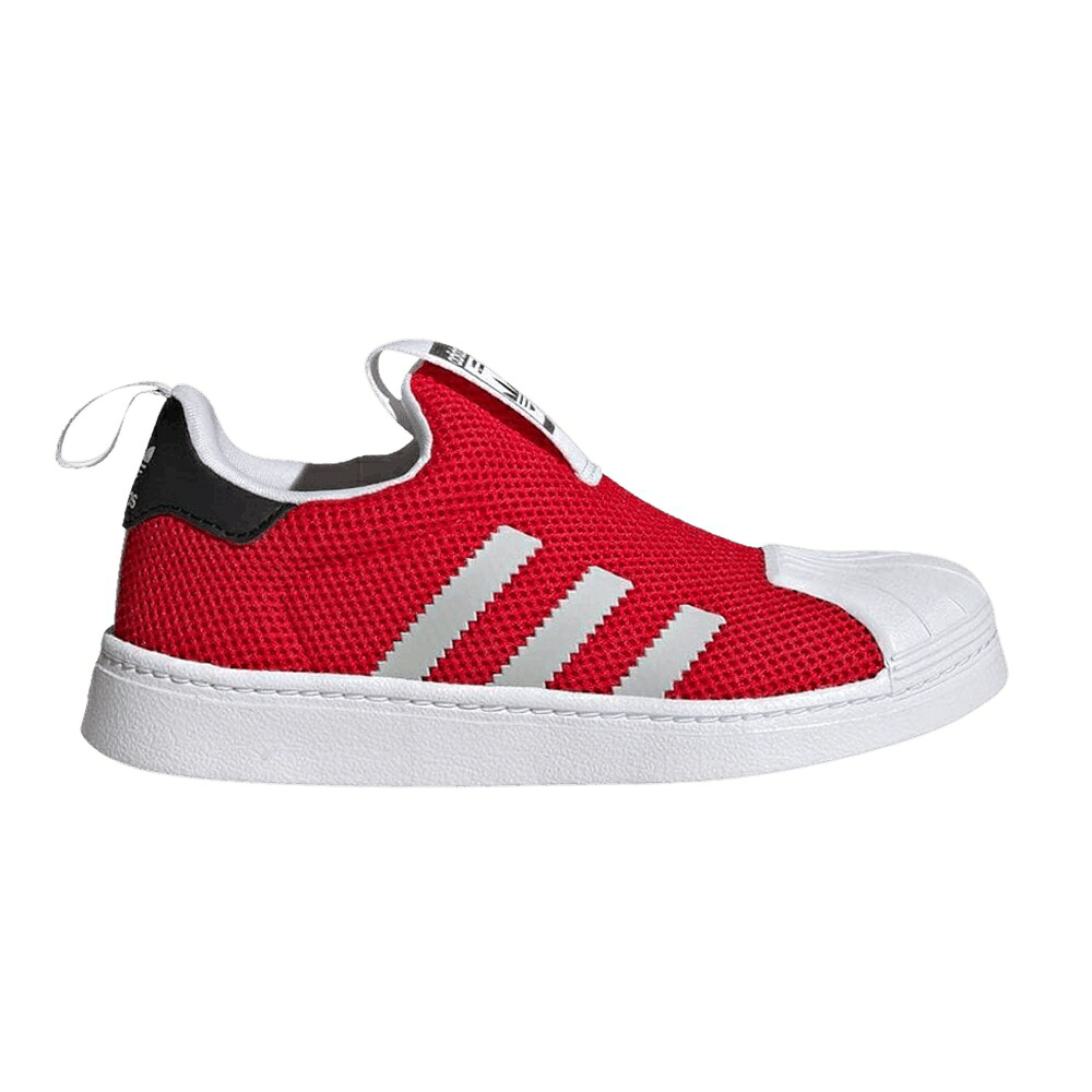アディダス はやりっ児 赤 赤いこと 薄墨色 薄墨色 \u0027VIVID WHITE\u0027 スニーカー メンズ ADIDAS SUPERSTAR 360 LITTLE KID RED / VIVID RED CLEAR GREY FOOTWEAR メンズ靴-靴