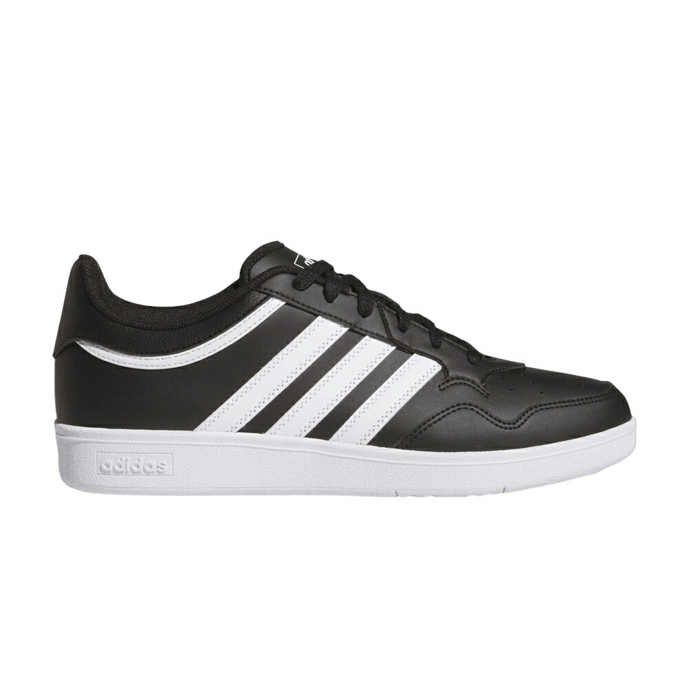 アディダス コア 黒色 ブラック 白色 ホワイト 4.0 BLACK WHITE スニーカー メンズ ADIDAS HOOPS / CORE BLACK CLOUD WHITE CORE