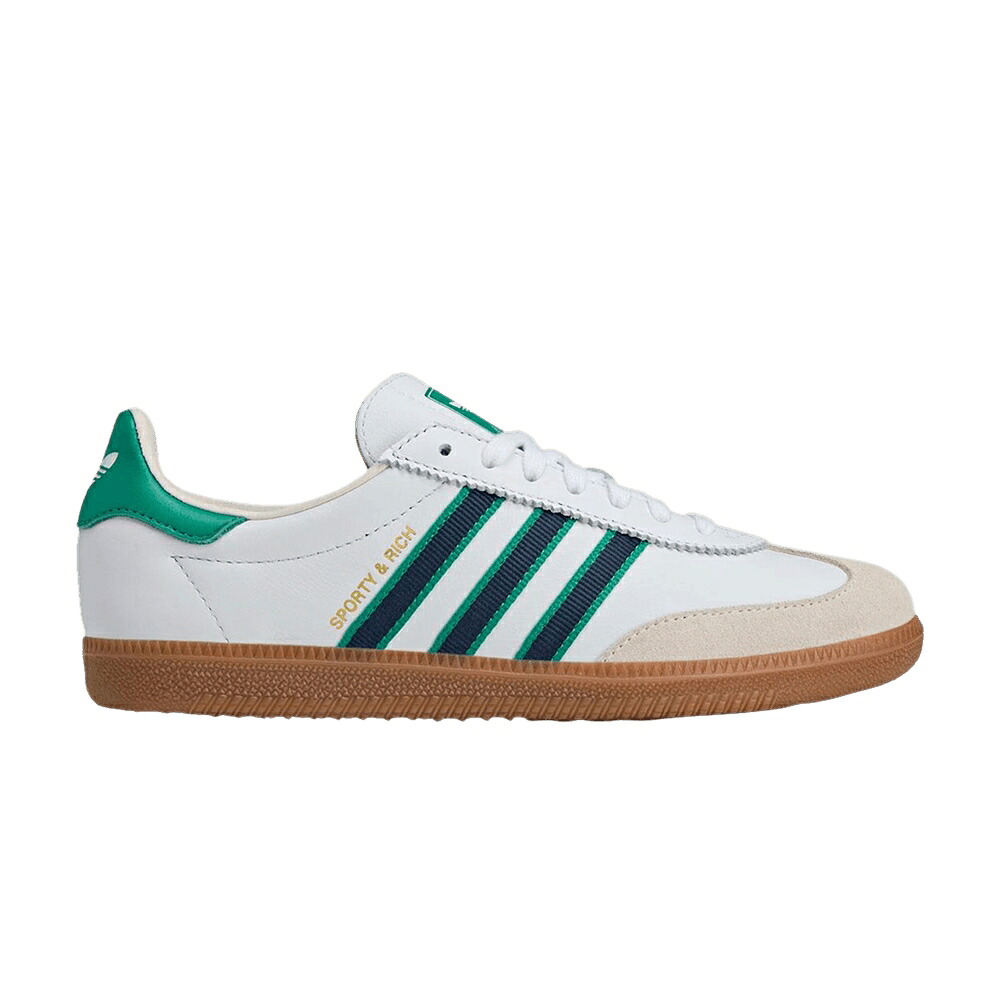アディダス 白いこと 白いこと 緑 緑であること \u0026 \u0027WHITE GREEN\u0027 スニーカー メンズ ADIDAS SPORTY RICH X AS 250 / CLOUD WHITE GREEN OFF WHITE スニーカー-メンズ靴-靴
