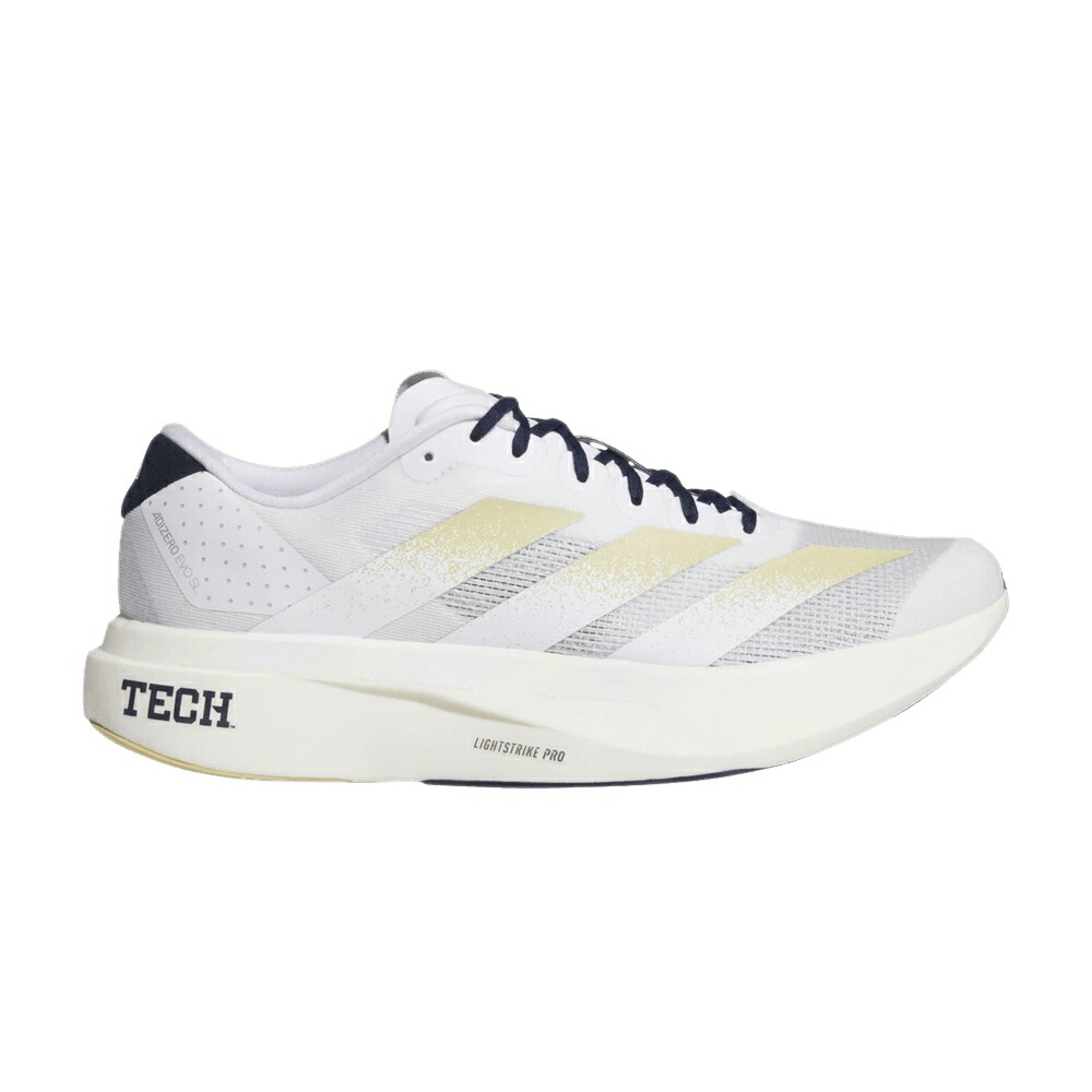 アディダス アディゼロ 白色 ホワイト チーム 砂色 サンド GEORGIA TECH スニーカー メンズ ADIDAS NCAA X ADIZERO EVO SL / CLOUD WHITE TEAM SAND COLLEGIATE