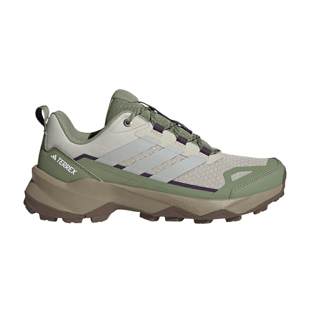 アディダス ベージュ 薄墨色 薄墨色 緑 緑であること \u0027BEIGE GREEN\u0027 スニーカー メンズ ADIDAS TERREX SKYCHASER AX5 TENT / BEIGE GREY TWO TENT GREEN