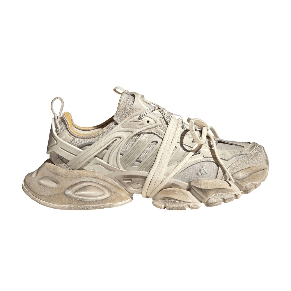 アディダス 晴れ晴れしい 皮膚軟化剤 白いこと 白いこと \u0027ALUMINA CREAM\u0027 スニーカー メンズ ADIDAS XLG RUNNER DELUXE / ALUMINA ALUMINA CREAM WHITE