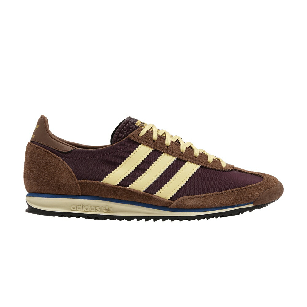アディダス マルーン 黄味がかった 黄色 \u0027PRELOVED BROWN\u0027 スニーカー レディース ADIDAS WMNS SL72 OG / MAROON ALMOST YELLOW PRELOVED