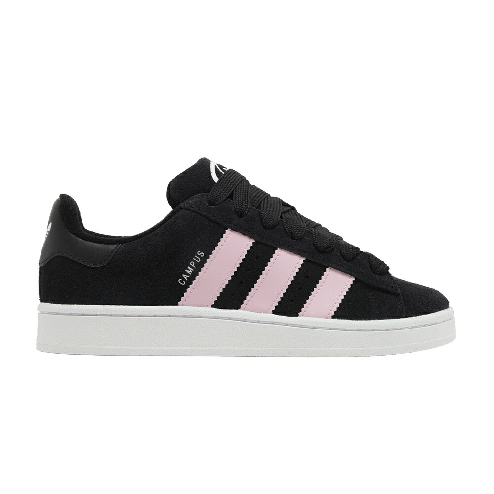 アディダス 構内 中核グループ 黒いこと 黒いこと 白いこと 白いこと サクラ色 \u0027BLACK PINK\u0027 スニーカー レディース ADIDAS WMNS CAMPUS 00S TRUE / CORE BLACK CLOUD WHITE TRUE PINK