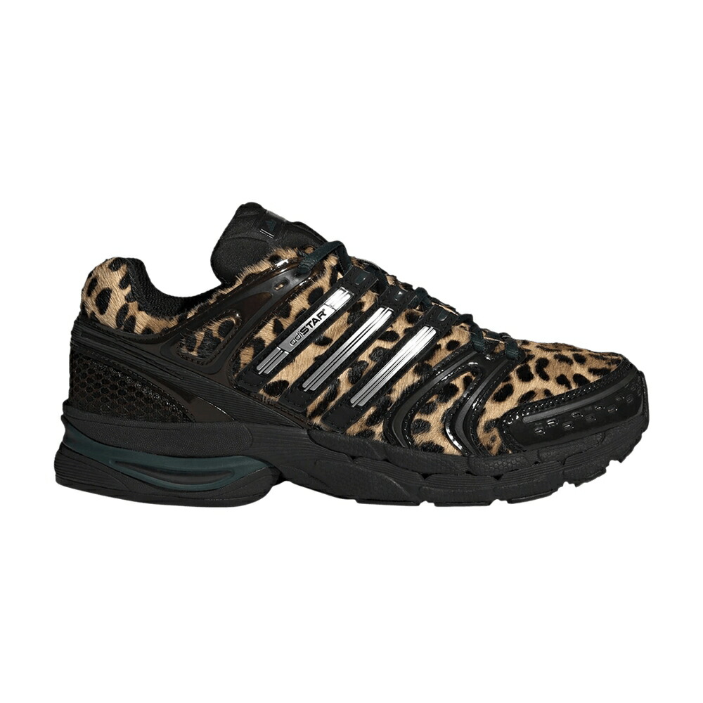 アディダス コア 黒色 ブラック 銀色 シルバー LEOPARD BLACK スニーカー レディース ADIDAS WMNS ADISTAR CONTROL 5 AURORA IVY / AURORA IVY CORE BLACK SILVER