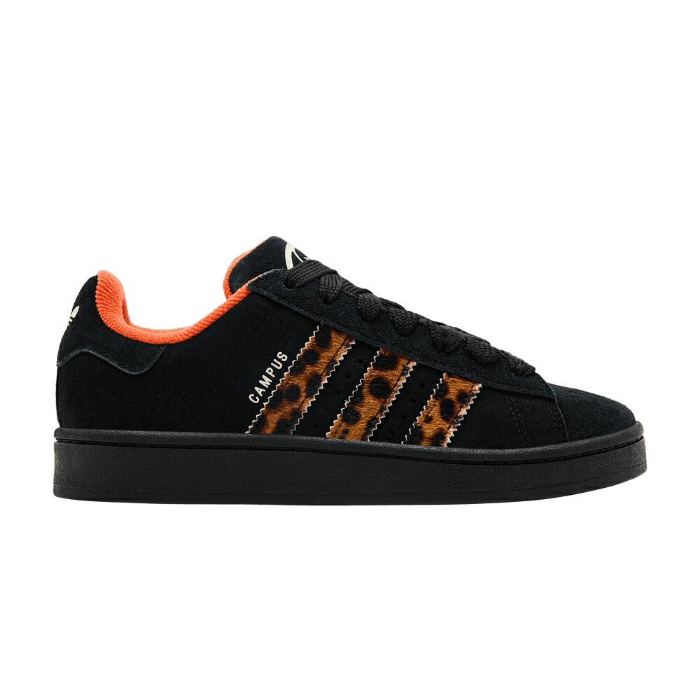 アディダス キャンパス クリーム 白色 ホワイト コア 黒色 ブラック 'CHEETAH BLACK' スニーカー レディース ADIDAS WMNS CAMPUS 00S STRIPES - / CREAM WHITE CORE BLACK ACTIVE