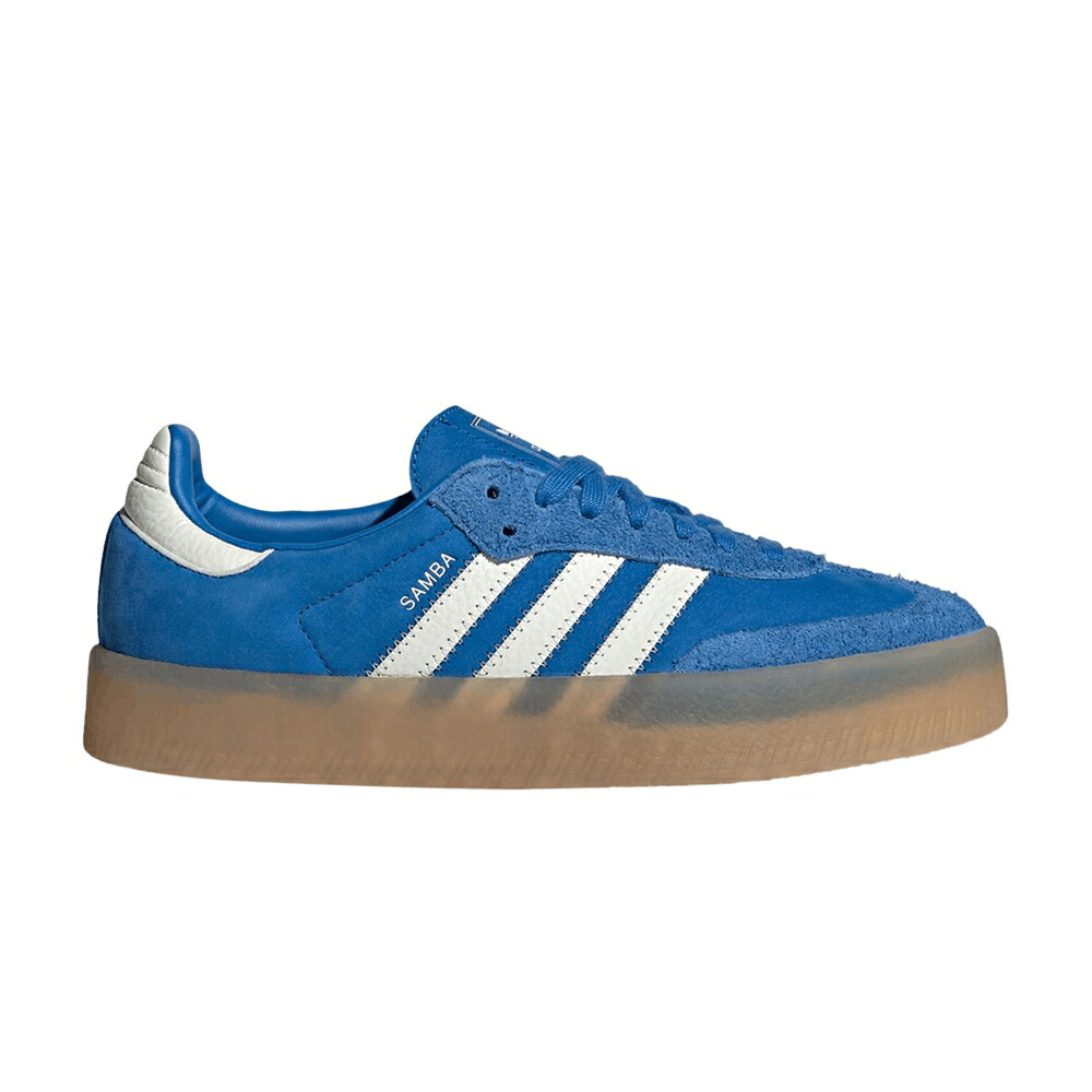 アディダス 白色 ホワイト 銀色 シルバー 'BLUE GUM' スニーカー レディース ADIDAS WMNS SAMBAE / CLOUD WHITE SILVER METALLIC GUM