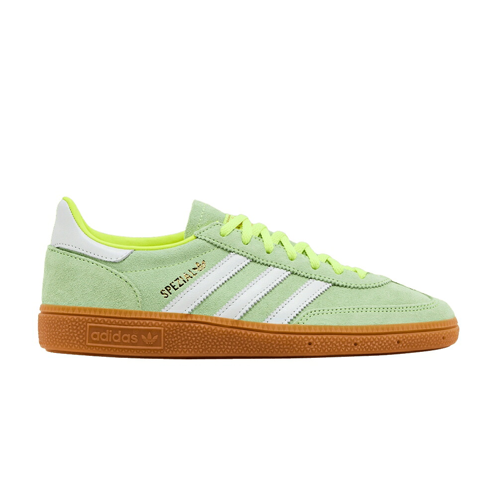 アディダス ハンドボール スペシアル 黄味がかった 黄み 白いこと 白いこと ゴールド \u0027SOLAR YELLOW\u0027 スニーカー レディース ADIDAS WMNS HANDBALL SPEZIAL / SOLAR YELLOW CLOUD WHITE GOLD 靴-レディース靴
