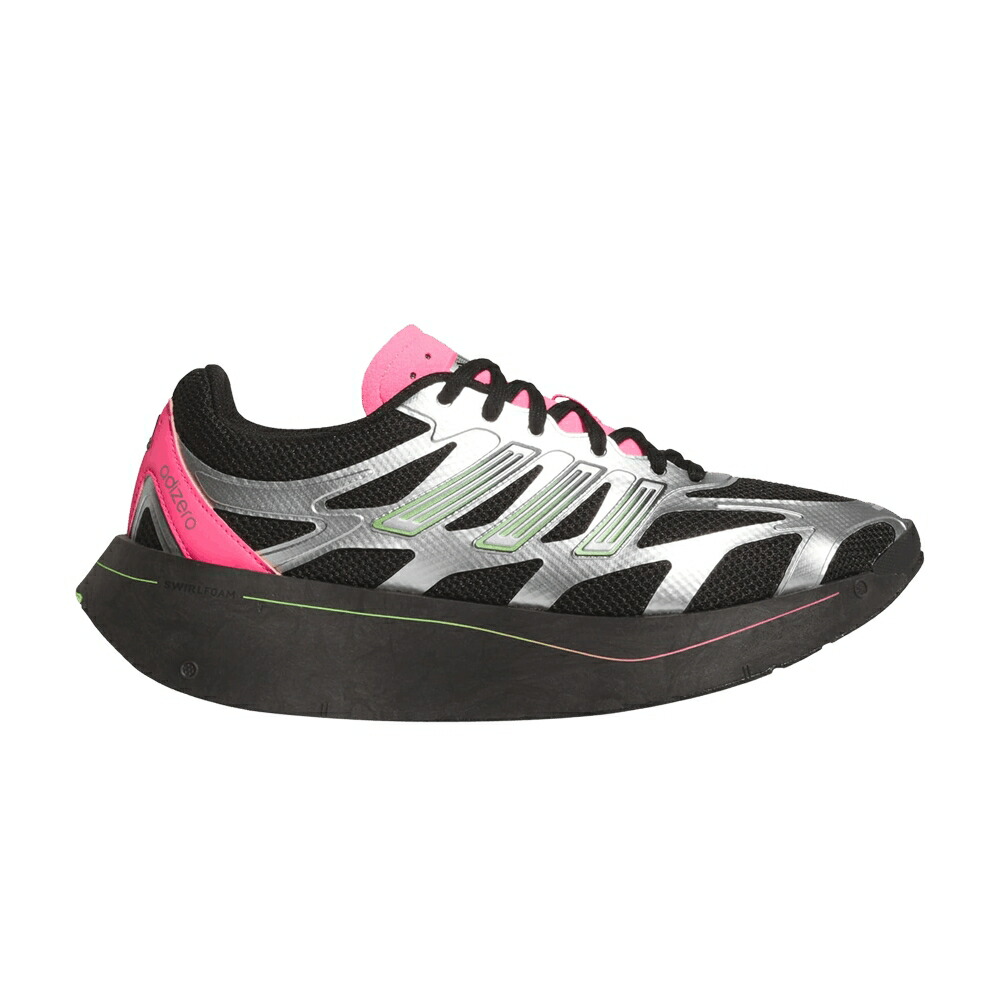 アディダス アディゼロ コア 黒色 ブラック 緑 グリーン 'BLACK PINK' スニーカー メンズ ADIDAS ADIZERO ARUKU LUCID / CORE BLACK SIGNAL GREEN LUCID