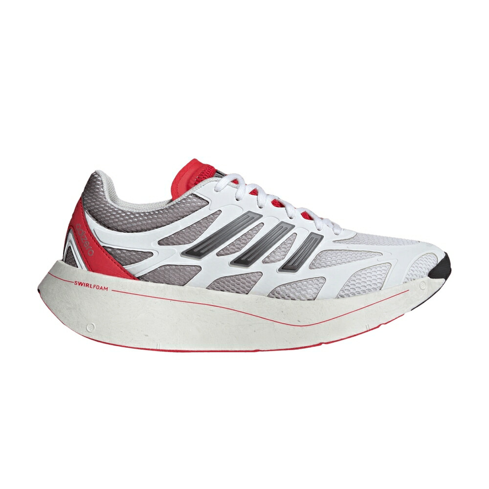 アディダス アディゼロ 灰色 グレー 白色 ホワイト コア 黒色 ブラック WHITE RED スニーカー メンズ ADIDAS ADIZERO ARUKU GREY / CLOUD WHITE GREY TWO CORE BLACK