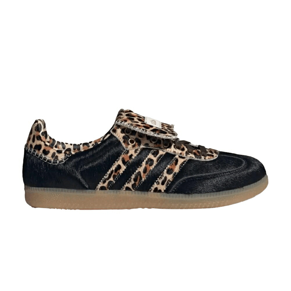 アディダス サンバ コア 黒色 ブラック 茶色 ブラウン LEOPARD PRINT スニーカー メンズ ADIDAS SAMBA LT / CORE BLACK MESA DARK BROWN