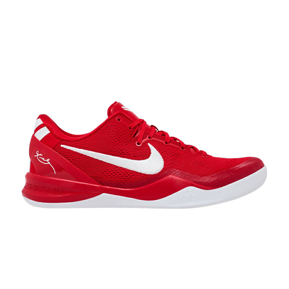 ナイキ コービー プロトロ 赤 レッド 白色 ホワイト UNIVERSITY RED スニーカー メンズ NIKE KOBE 8 PROTRO / UNIVERSITY RED WHITE UNIVERSITY
