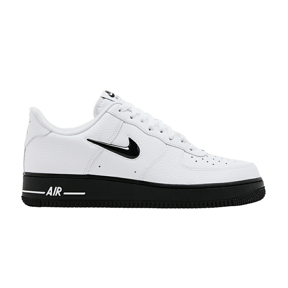 ナイキ 黒いこと 黒いこと 白いこと 白いこと 空軍 \u002707 \u0027WHITE JEWEL\u0027 スニーカー メンズ NIKE AIR FORCE 1 BLACK / WHITE BLACK