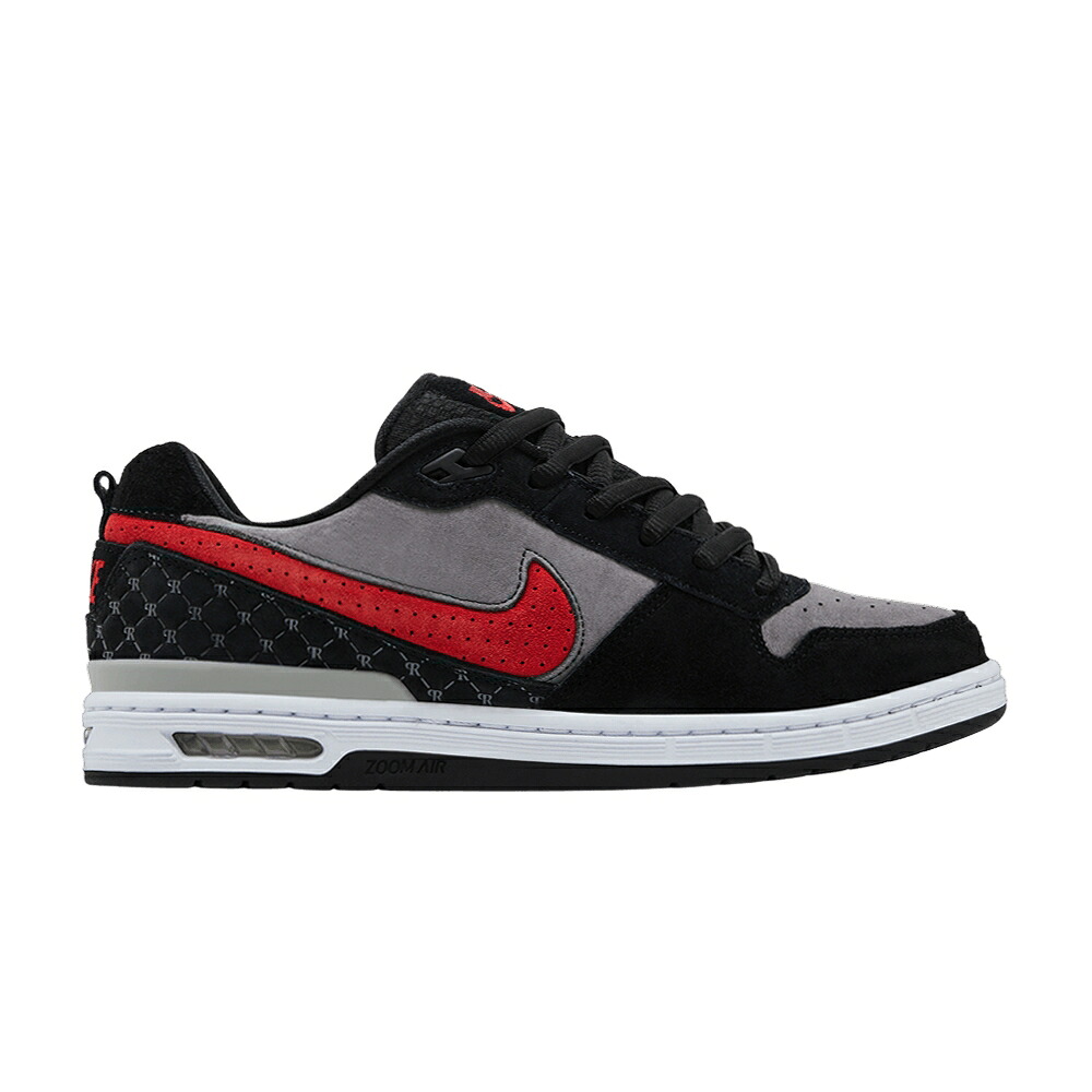 ナイキ 極点 望遠レンズ 黒いこと 黒いこと 薄墨色 薄墨色 \u0027BRED\u0027 スニーカー メンズ NIKE PAUL RODRIGUEZ ZOOM AIR LOW / BLACK MEDIUM GREY BLACK メンズ靴-スニーカー-靴