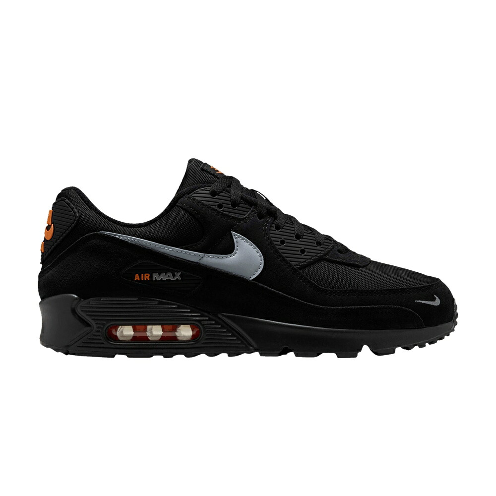ナイキ マックス 冷やりとした 薄墨色 薄墨色 黒いこと 黒いこと 大気圏マックス \u0027BLACK ORANGE\u0027 スニーカー メンズ NIKE AIR MAX 90 METALLIC COOL GREY / BLACK METALLIC COOL GREY TOTAL